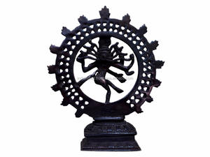 Main Indien D'or Bronze Hindou Nataraj En Laiton Bronze Statue Décoration de La Maison Bronze Dieu Statue - Product Image 3