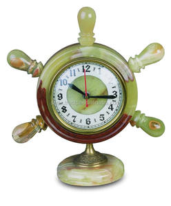 นาฬิกาหินอ่อนและนิล,นาฬิกาหินอ่อนหัตถกรรมนาฬิกาหินอ่อนโต๊ะหินอ่อนของตกแต่งแฟนซีนาฬิกาสำหรับโรงแรมบ้านนาฬิกาโต๊ะโอนิกซ์ - Product Image 2