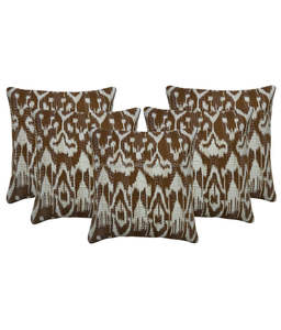 Funda de cojín India Ikat Kantha, almohadas bohemias, fundas de almohada decorativas étnicas - Product Image 2