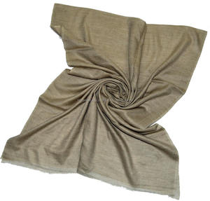 Authentic 100% Original <b>Pashmina</b> Cashmere <b>Shawl</b> Solid Color Diamond Weave Textured Ovale Shape Long Style Handmade India Women - Product Image 2