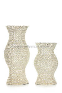 Florero de Cristal Moderno y Lujoso Hecho a Mano para Decoración de Mesa en Bodas, Eventos y Fiestas, Floreros Elegantes - Product Image 2