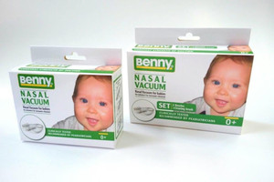 Aspirador Nasal Benny Baby en Oferta, Ventosa con Parches Corporales para una Limpieza Nasal Eficaz, Certificado CE/ISO, Apto para Recién Nacidos - Product Image 2