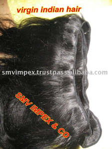 Tejido de cabello virgen indio de alta calidad. Cabello humano remy sin enredos de India - Product Image 4