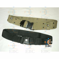 Ceinture Tactique Professionnelle en Nylon, PVC et Polyester, Noire, Verte, Kaki, Écologique, Réglable avec Boucle, Robuste, Grandes Tailles, Vente en Gros