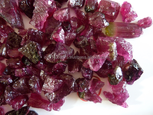 ขายส่งราคาขนาดเล็กด้านบนสีหลายสีหลวมพลอยทัวร์มาลีนธรรมชาติหยาบ - Product Image 5