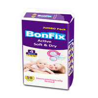 Pañales de Tela Bonfix, Calidad Media, Tela No Tejida, Impresos, con Protección Contra Fugas, Superficie Seca, Productos para Bebés, Turquía, para el Cuidado de la Madre y el Niño