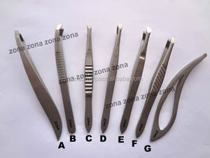 Pinzas para cejas fluorescentes para moldear cejas-Logotipo personalizado de acero inoxidable de grado quirúrgico y embalaje Calidad profesional duradera - Product Image 6