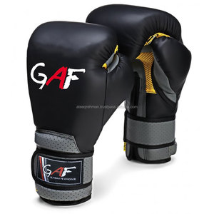 GAF Vente en gros Gants de boxe de muay-thaï personnalisés 14oz 16oz Kick en cuir personnalisés OEM EVA Temps Couleur Poids Matériau Origine Masse - Product Image 5