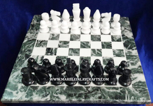 Coffret de jeu d'échecs en marbre, cadeau de Noël - Product Image 1