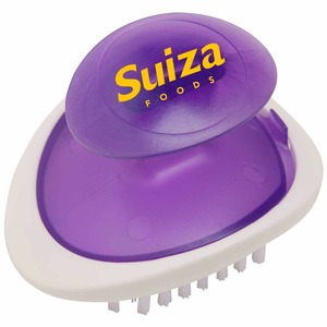 Pinceau ergonomique pour fruits et légumes, outil de coupe, se glisse à la main entre la poignée et la base, livré avec votre logo - Product Image 3