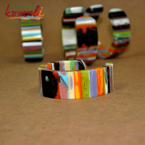 Brazalete hecho a mano con varias capas, joyería hecha a mano, India - Product Image 5