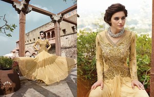 Kanya Fancy Garments présente des sari/sari/shari en lin et tulle de style indien et pakistanais avec broderies pour femmes 2023 - Product Image 2