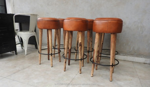 เก้าอี้บาร์ไม้เฟอร์นิเจอร์ห้องครัว - Product Image 3