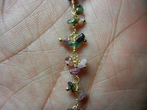 Multi-Tourmaline Gemstone Bijoux et composants Conception de chaîne pendante - Product Image 4