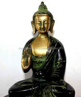 Patung Buddha Sati Tibet Kuno dari Kuningan, Penyembuh, Seni Budha, Dewa Etnis, Patung Buddha, Bodhisattva, Sakyamuni