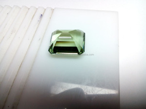 Piedra amatista verde hidrotermal creada en laboratorio, piedra preciosa suelta de 13*18mm para hacer joyas - Product Image 3