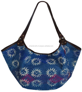Venta al por mayor Sari Kantha Hobo Bag Gypsy Kantha Hand Bag - Product Image 1