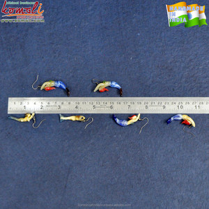 Lamp working murano glass jewelry mermaid necklace <b>earring</b> set - Product Image 6