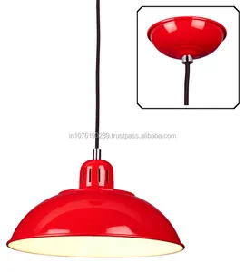 Metal kolye Lightron büyük askı lamba tavan aydınlatma lambası Modern avize işık ampul soketi depo restoran