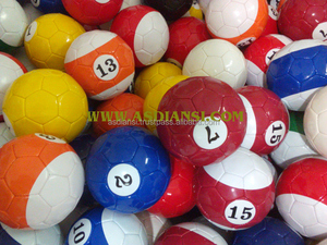 Snookballs et ballons de piscine bleus cousus à la main à 32 panneaux pour l'entraînement sportif de Snook et de piscine - Product Image 3