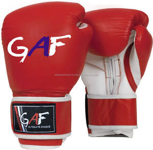 Équipement de boxe GAF Gants de boxe pour adultes Matériau personnalisé demandé 100% Gants de boxe de combat de haute qualité - Product Image 1
