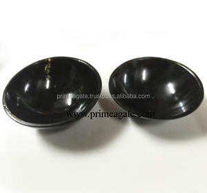Negro turmalina Bowls | Cuarzo Bowls | Cristales de sanación - Product Image 1
