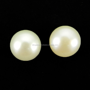 พลอย ishu IG4515อัญมณีน้ำจืดสีขาวธรรมชาติอัญมณีหลวม - Product Image 1