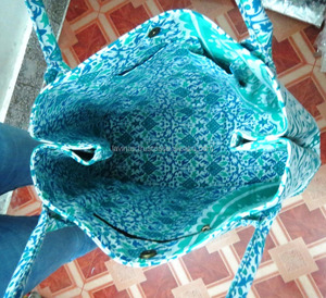 Bolso Tote de Algodón Indio con Mandala para Mujer, Bolso de Mano, Bolso de Compras con Diseño Personalizable de la India - Product Image 2