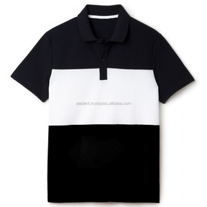T-shirt pour homme, coupe classique, formel et décontracté, tissu tissé 100% coton, logo personnalisé brodé, séchage rapide et respirant - Product Image 3