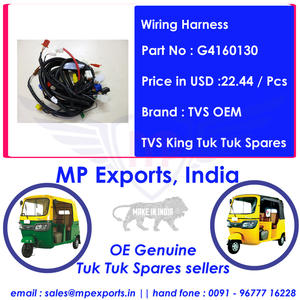 Genuine Tuk Tuk Spares <b>Wiring</b> <b>Harness</b> Tvs King - Product Image 6