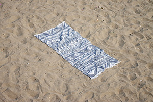 Zwo Aztec — serviette turque péemale, serviette mam turque, vente en gros, couverture de plage/serviette/couverture de plage/couleur noire, Collection Jacquard tissée - Product Image 6