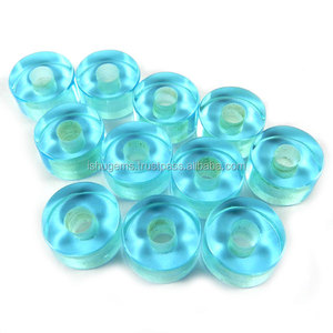 Sky Blue Topaz Hydro ยางเปล่าขนาด14X8X4.5มม.,ลูกปัดพลอยลูกปัดรูใหญ่ IG0098 - Product Image 3