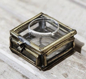 <b>Glass</b> <b>Box</b>, Small Jewellery <b>Box</b>, <b>Glass</b> Display <b>Box</b> - Product Image 1