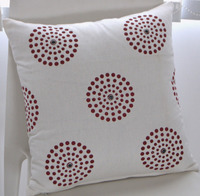 Housse de coussin pour chambre d'enfant 100% coton, provenant d'Inde, design tissé, antibactérien et lavable, style vintage classique pour la maison et l'hôtel