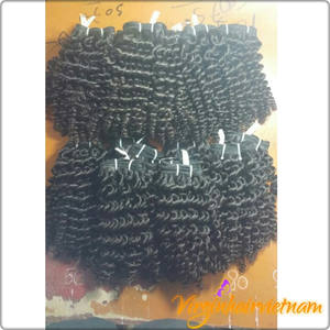 Vietnam Hair Supplier Top Quality Provided 100% Human Hair Natural Color Virgin Remy Double Drawn Hair Weft - Product Image 1