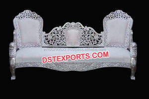 Sillas doradas de espalda alta para boda, conjunto de sillas talladas de diseño de boda, Top, coronas, King, sillas - Product Image 5