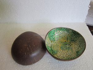 Product for home decoration coconut shell bowl eggshell inlaid inside from Vietnam - Product Image 4