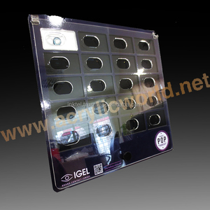 Vitrines de lunettes personnalisées vitrines de lunettes portables présentoir pour lunettes en acrylique - Product Image 5