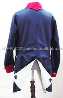 Manteaux d'hiver révolutionnaires pour hommes, 100 % laine de haute qualité, avec logo personnalisé, reproduction d'un modèle uniforme
