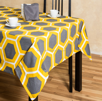Nappe de table tissée 100 % coton imperméable grande taille Sandex Corp, design uni, tailles personnalisables, logo, 200 g/m², certifiée ISO 9001