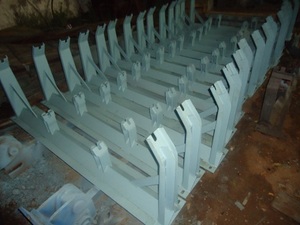 Khung làm biếng cho băng tải Đai Con lăn chất lượng cao đảm bảo tuổi thọ làm việc đầy đủ với kết quả - Product Image 3
