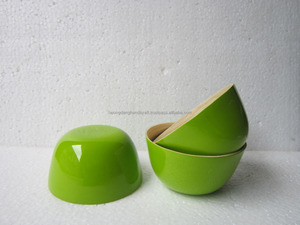 Customized size bamboo product bamboo dinnerware type and colorful bowl - Product Image 5