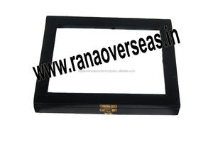 Boîte à bonbons en bois fait à la main de couleur noire, pour noël, mariage, cadeaux de fête - Product Image 2