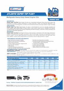 Atlántico superior flota aceite de motor Diesel - Product Image 5
