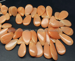 Piedra Lunar Rosa Natural, Gema Suelta de Forma Redonda, Calidad Superior para la Fabricación de Joyas, Pendientes y Anillos, Precio al por Mayor, Marca Gopika - Product Image 4