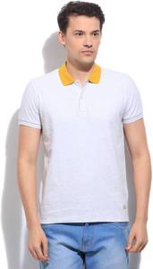 เสื้อยืดผู้ชายแบบเรียบ ผ้าฝ้าย 100% คอเสื้อตัดสี ลายพิมพ์รูปภาพ ผ้าปิเก้ ซักแบบ Bio-Washed แขนสั้น - Product Image 3