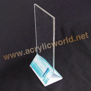 Soporte de menú de plástico, soporte de acrílico para barra, menú - Product Image 1