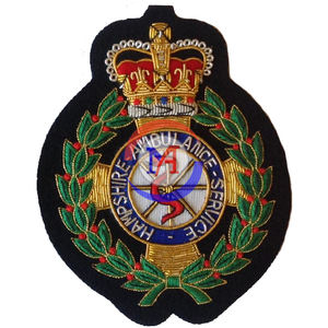 Épaulettes brodées à la main Patch Badge Tissu Matériel - Product Image 1