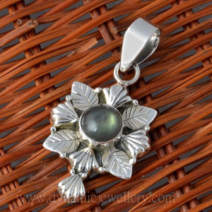 Pulseras de diseñador de Plata de Ley 925 gruesas con ajuste de bisel de piedras preciosas de cabina de labradorita para amantes ¡Gran idea de regalo! - Product Image 1