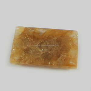 Aventurina amarilla de 16x23mm, 4,10 gms, cabujones rectangulares, Gema IG0272, venta al por mayor - Product Image 2
